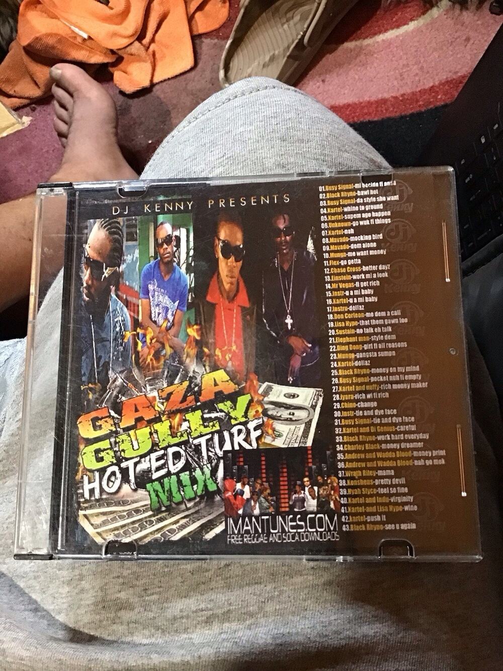 DJ Kenny Gaza Gully Hott Ed Turf Mix CD 2009 Rare Dancehall Reggae Mixtape